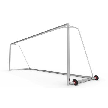 Professionelles Fußballtor 732x244x200 cm - Transportrollen an der Seite