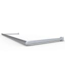 Aluminium Bodenrahmen für Großfeld Fußballtor 500 cm