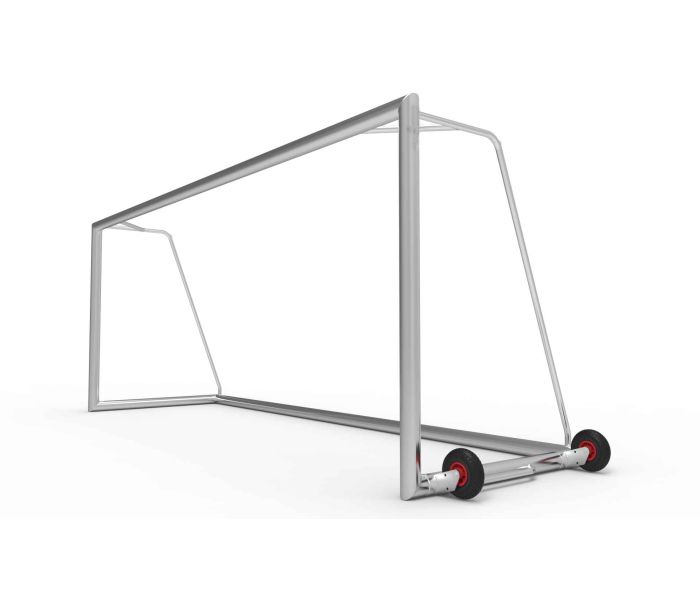 Profi-Fußballtor 500x200x150 cm - Transporträder an der Seite