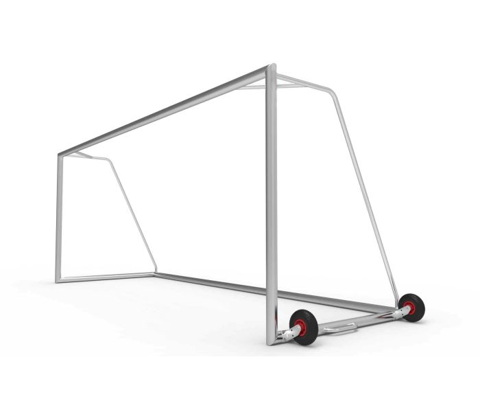 Profi-Fußballtor 500x200x170 cm - Transportrollen an der Seite